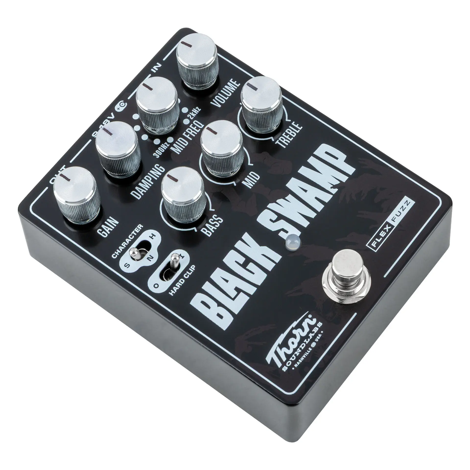流れさん　Fuzz Plant TA.effects MATT BLACK THORN Black Swamp - Flex Fuzz
